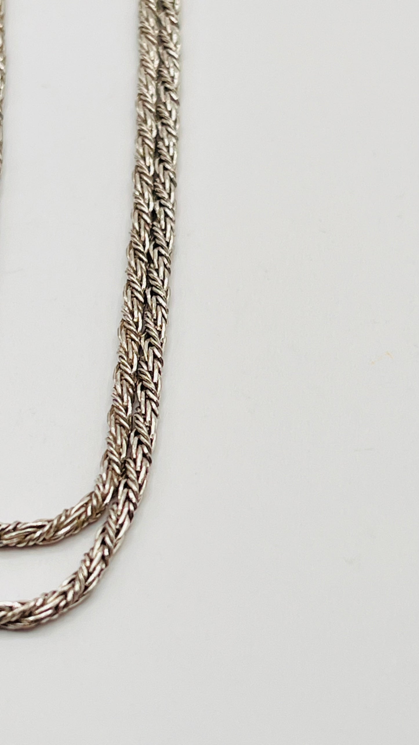 925 Sterling Silver Religious Christian Crucifix Cross Pendant Twist Chain 5