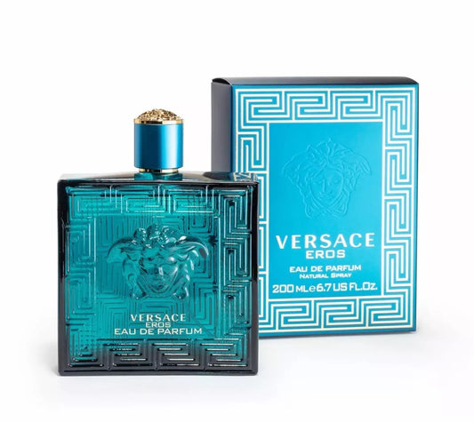 Versace Eros Eau De Parfum 200 ml / 6.7 oz For Men NEW SEALED Authentic Italy